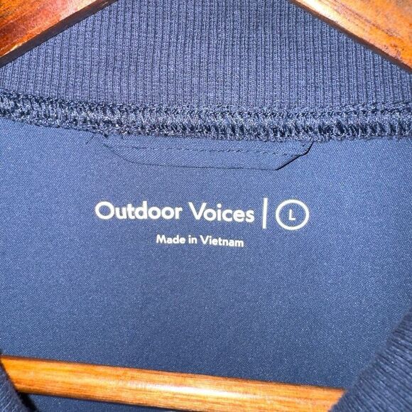 Outdoor Voices High Stride Jacket Sz L in Navy - Picture 2 of 11